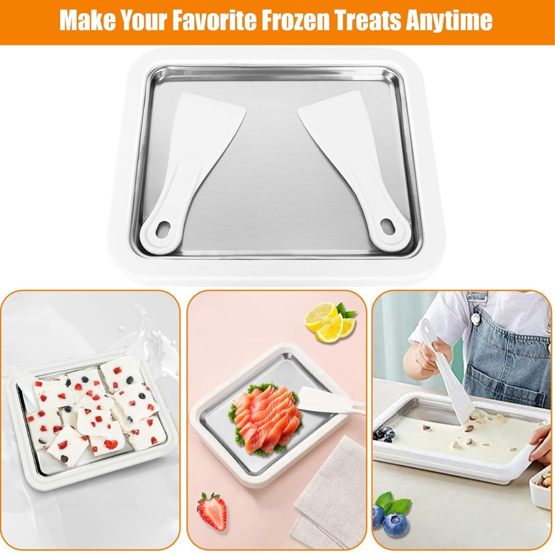 Plancha para hacer helados enrollados